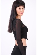 Women Blouse Bershka Tamaris Short Black